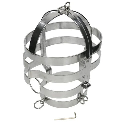 Metal Hard – Masque avec Collier en Acier