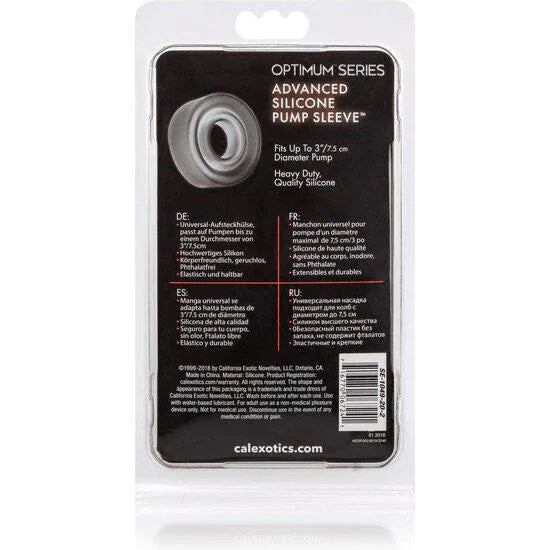 Calexotics – Manchon de Pompe en Silicone Adv Noir