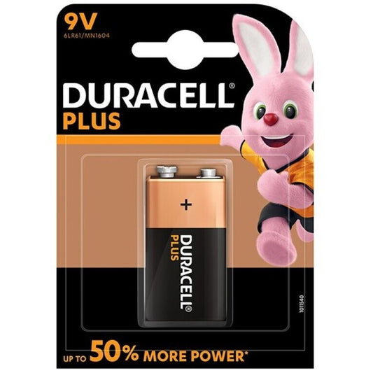 DURACELL - PLUS POWER BATERIA 9V LR61 1UNIDAD?