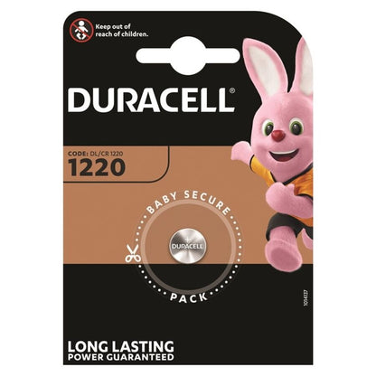 DURACELL - BOTÓN LITIO CR1220 3V 1 UNIDAD BATERÍA
