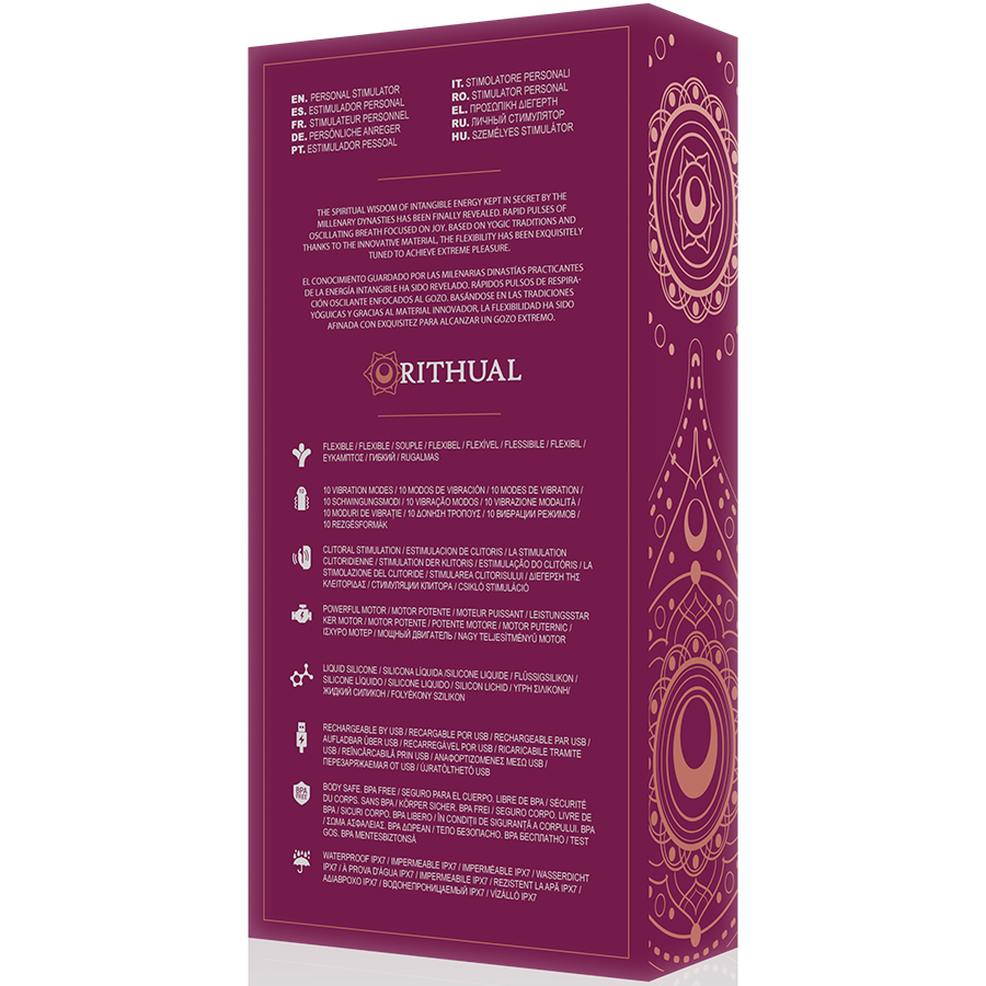 RITHUAL - ANUSARA DOUBLE MOTEUR RECHARGEABLE 2.0 NOIR