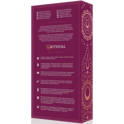 RITHUAL - KRIYA STIMULAODR RECHARGEABLE G-POINT NOIR