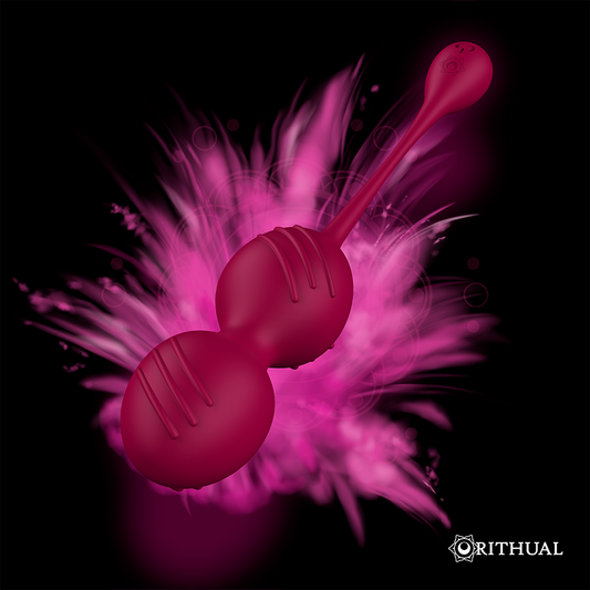 RITHUAL - BALLES DE KEGEL VIBRANTES RECHARGEABLES NISHA NOIRES
