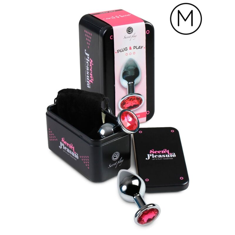 SECRETPLAY - PLUG ANAL FUCSIA 8 CM 
