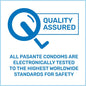 PASANTE - DOTTED CONDOMS MS PLEASURE 3 UNITS
