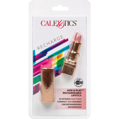 CALEXOTICS - BALA ROUGE LÈVRES RECHARGEABLE HIDE &amp; PLAY ROSE DOUX