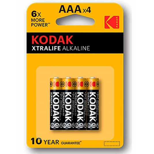 KODAK - PILAS ALCALINAS XTRALIFE AAA LR03 * 4