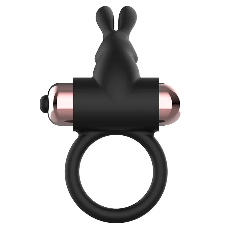 Coquette Chic Desire – Cockring avec Vibrateur Noir / Or