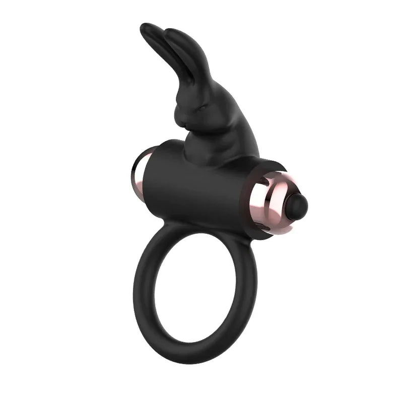 Coquette Chic Desire – Cockring avec Vibrateur Noir / Or