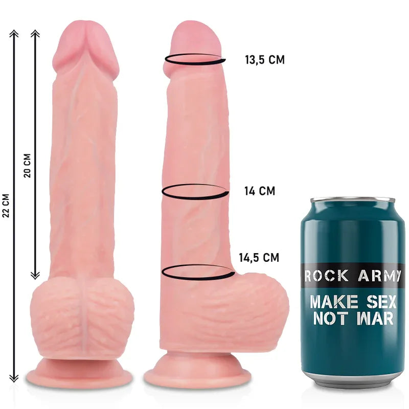Rockarmy – Liquide Silicone Premium Hawk Réaliste 22 cm O 4.6 cm