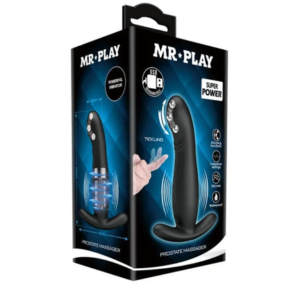 Mr Play – Masseur de Prostate Noir Rechargeable