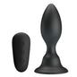 MR PLAY - PLUG ANAL CON VIBRACIÓN Y CONTROL REMOTO NEGRO