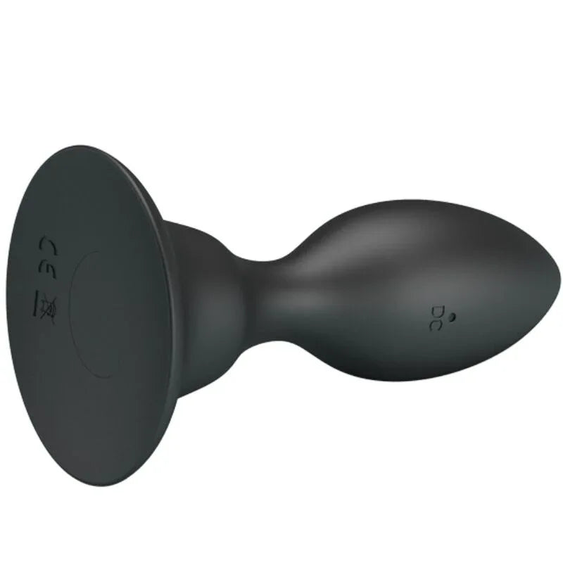 Mr Play – Plug Anal avec Télécommande Vibration Noire