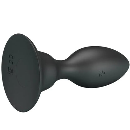 Mr Play – Plug Anal avec Télécommande Vibration Noire