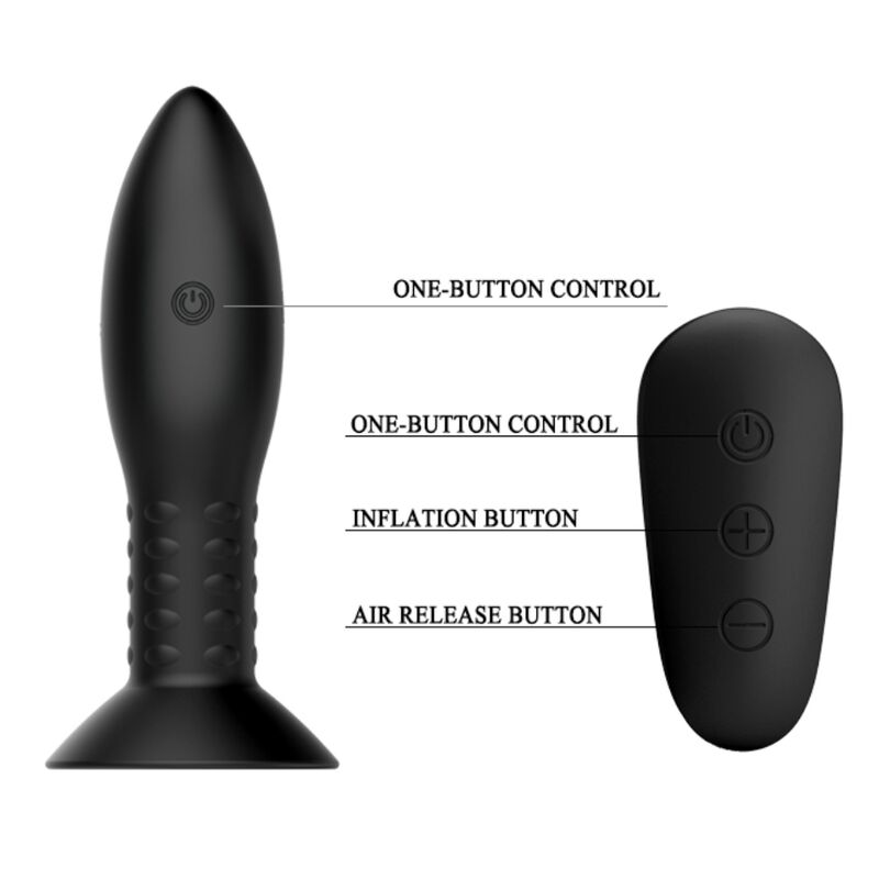 MR PLAY - ENCHUFE CON CONTROL REMOTO BOLAS GIRATORIAS NEGRAS