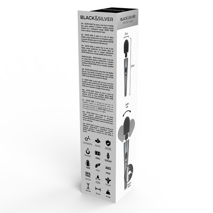 Vibrateur baguette de massage dexter – Black & Silver