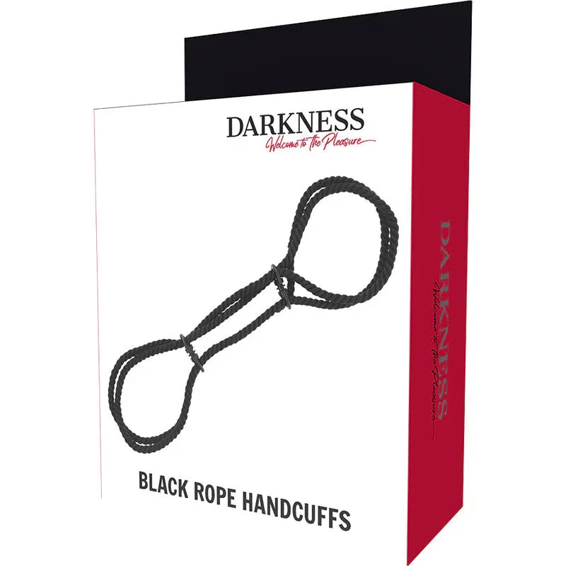 Darkness – Menottes en Corde ou Menottes de Cheville 100% Coton