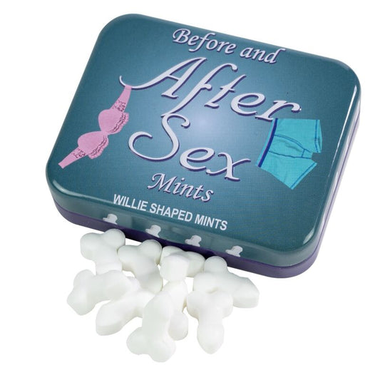 SPENCER &amp; FLEETWOOD - CARAMELOS DE MENTA CON FORMA DE PENE PARA ANTES Y DESPUÉS DEL SEXO