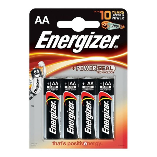 ENERGIZER - ALCALINE PILE AA LR6 *4