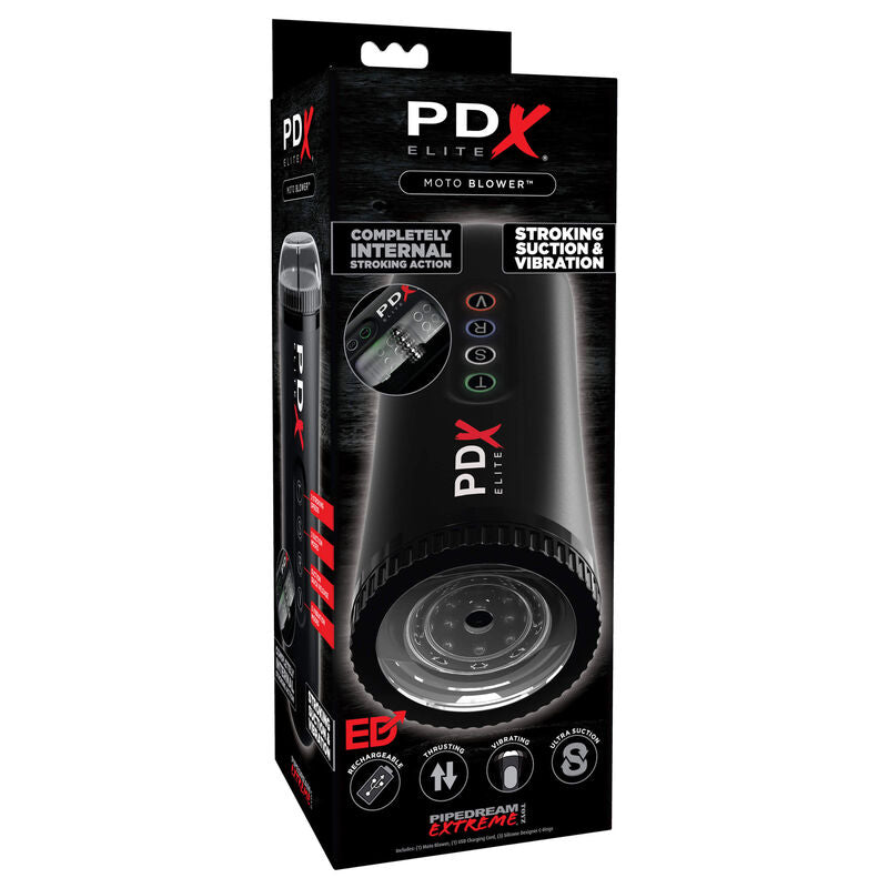 PDX ELITE - VENTILADOR MASTURBADOR DE MOTOCICLETA AVANZADO