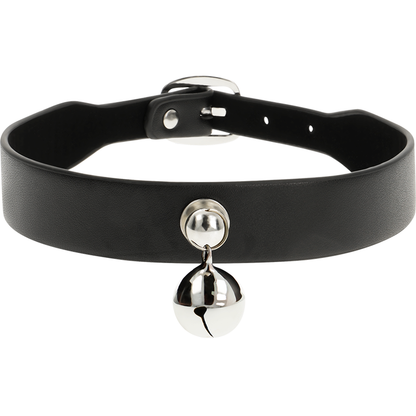 COQUETTE CHIC DESIRE - COLLAR DE CUERO VEGANO PARA MUJER CON SONAJERO