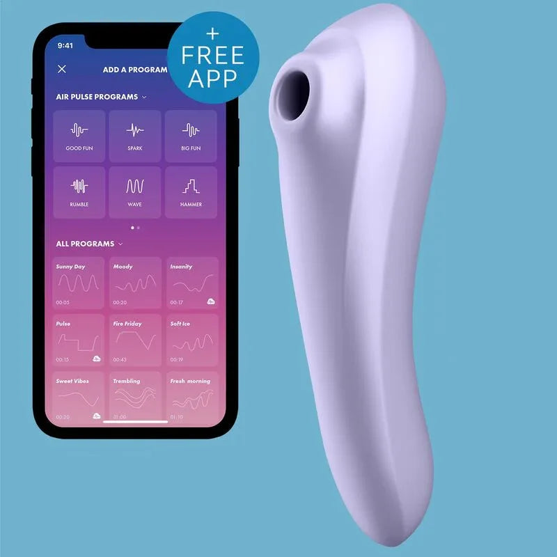 Satisfyer – Vibrateur Dual Pleasure Air Pulse Mauve