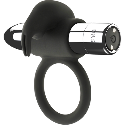 Bague rechargeable burton 10 modes de vibration – Black & Silver