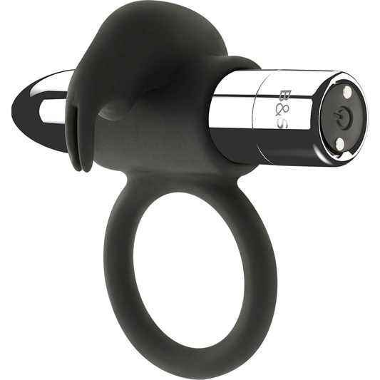 Bague rechargeable burton 10 modes de vibration – Black & Silver
