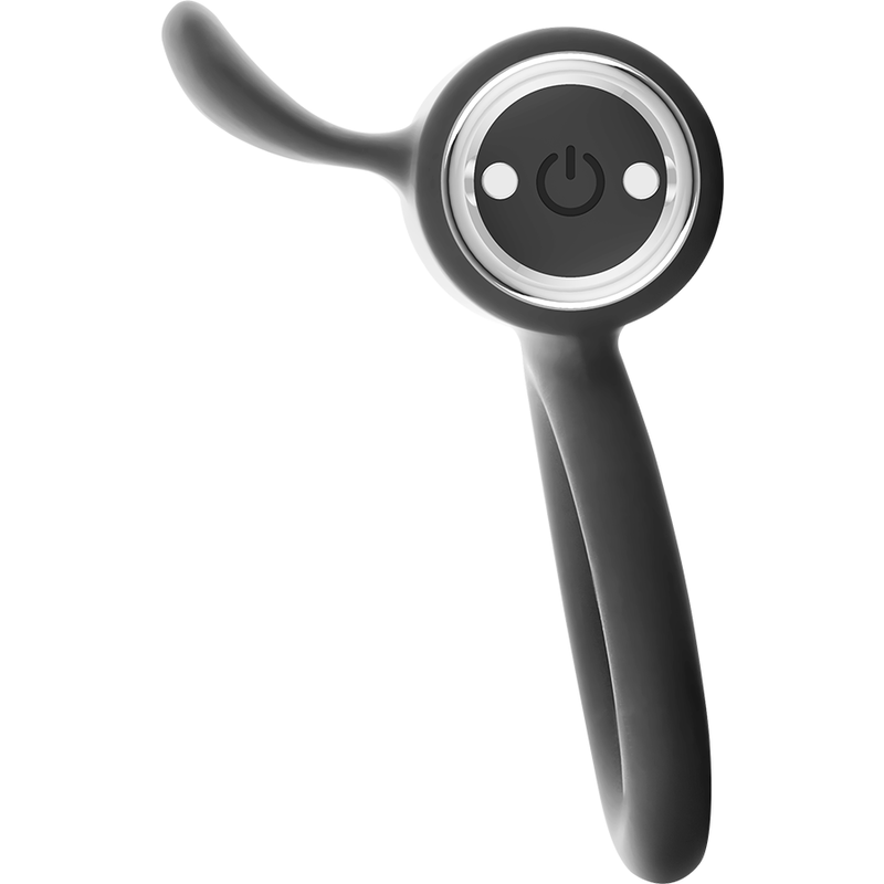 Bague rechargeable cameron argent – Black & Silver