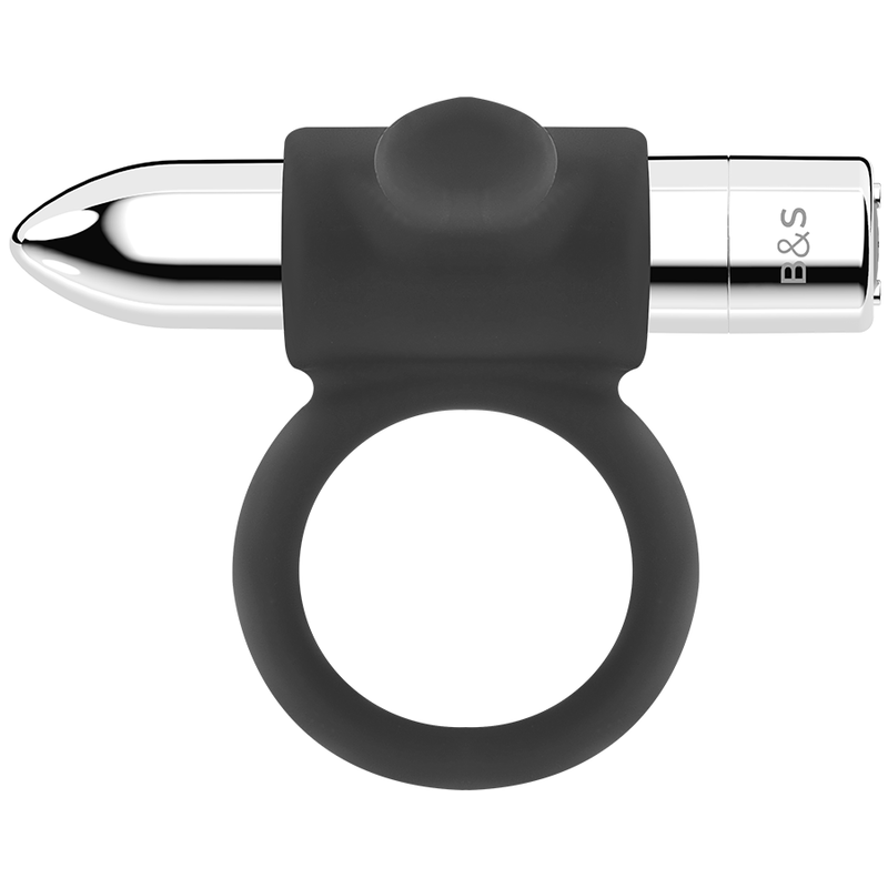 Bague rechargeable cameron argent – Black & Silver