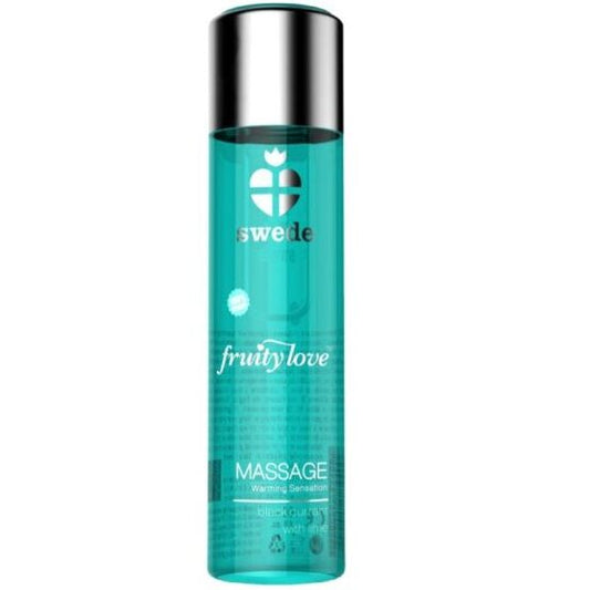 SWEDE - FRUITY LOVE WARMING MASSAGE OIL BLACKCURRANT AND LIME 60 ML