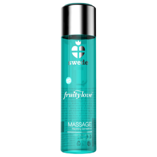 SWEDE - FRUITY LOVE WARMING MASSAGE OIL BLACKCURRANT AND LIME 120 ML