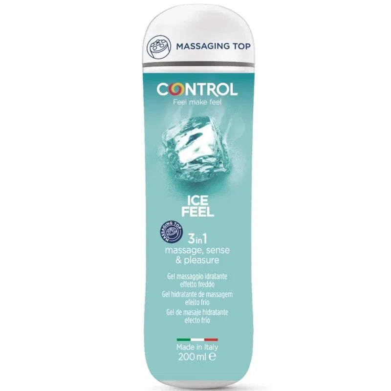 Control – Gel 3 en 1 Sensation de Glace 200 ml – Sensations Intenses & Excitation Maximale