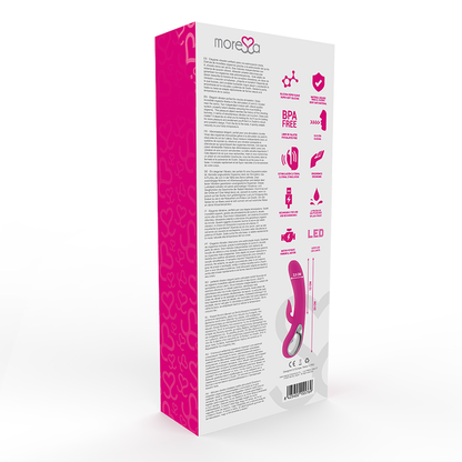 MORESSA - DUSTIN ONDES STIMULANTES CLITORIALES ET VIBRATIONS PUISSANTES SILICONE PREMIUM RECHARGEABLE
