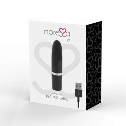 MORESSA - VIBRADOR ESTIMULADOR DE VIAJE IVY NEGRO