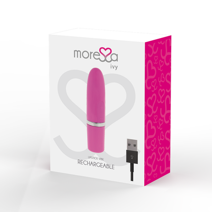 MORESSA - VIBRADOR ESTIMULADOR DE VIAJE ROSA IVY