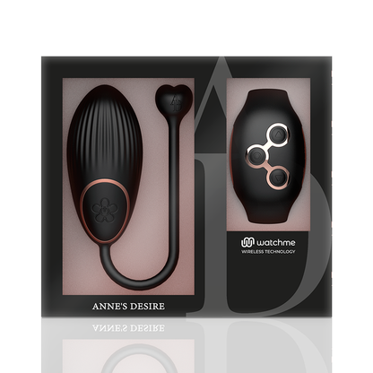 ANNE'S DESIRE - EGG TECHNOLOGIE DE TÉLÉLÉLÉCOMMANDE WATCHME NOIR/OR