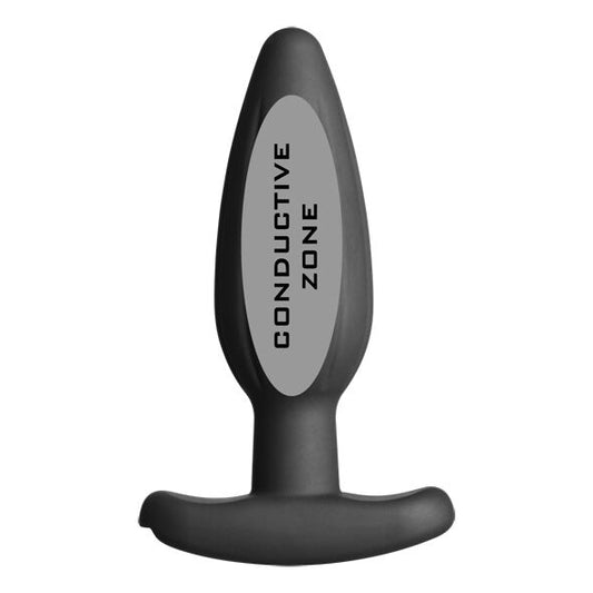 ELECTRASTIM - TAPÓN ANAL BALANCÍN DE SILICONA NEGRA MEDIANO