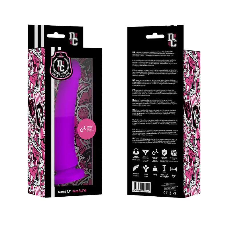 Delta Club – Toys Gode Médical Lilas Silicone 17 cm O 3 cm