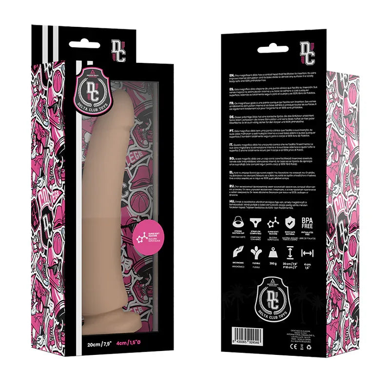 Delta Club – Toys Gode Naturel Médical Silicone 20 cm O 4 cm
