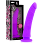 DELTA CLUB - JUGUETES MEDICINALES DILDO SILICONA LILA 20 CM -O- 4 CM