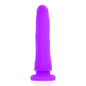 DELTA CLUB - JUGUETES MEDICINALES DILDO SILICONA LILA 20 CM -O- 4 CM