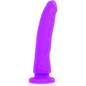 DELTA CLUB - JUGUETES MEDICINALES DILDO DE SILICONA LILA 23 CM -O- 4.5 CM