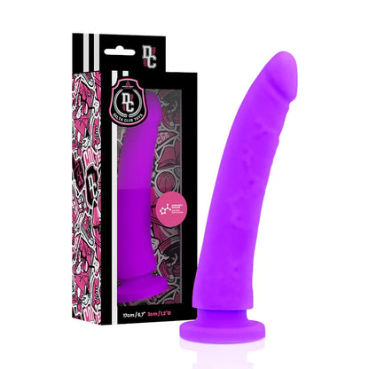Delta Club – Toys Harnais + Dong Silicone Violet 17 cm O 3 cm