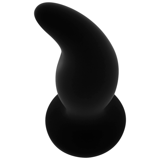 OHMAMA - PLUG ANAL DE SILICONA CURVO PUNTO P 12 CM