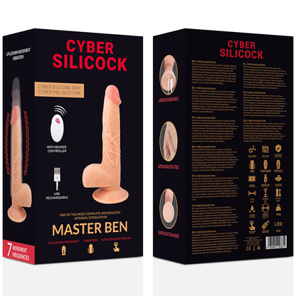 CYBER SILICOCK - TÉLÉLÉLÉCOMMANDE RÉALISTE MASTER BEN 23.88 CM -O- 4.3 CM