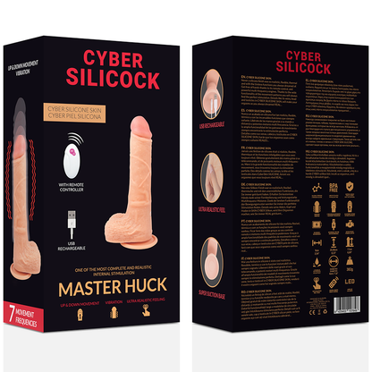 CYBER SILICOCK - TÉLÉLÉCOMMANDE RÉALISTE MASTER HUCK 20.9 CM -O- 4 CM
