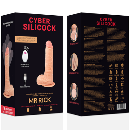 CYBER SILICOCK - TÉLÉLÉLÉCOMMANDE RÉALISTE MR RICK 20.9 CM -O- 4 CM
