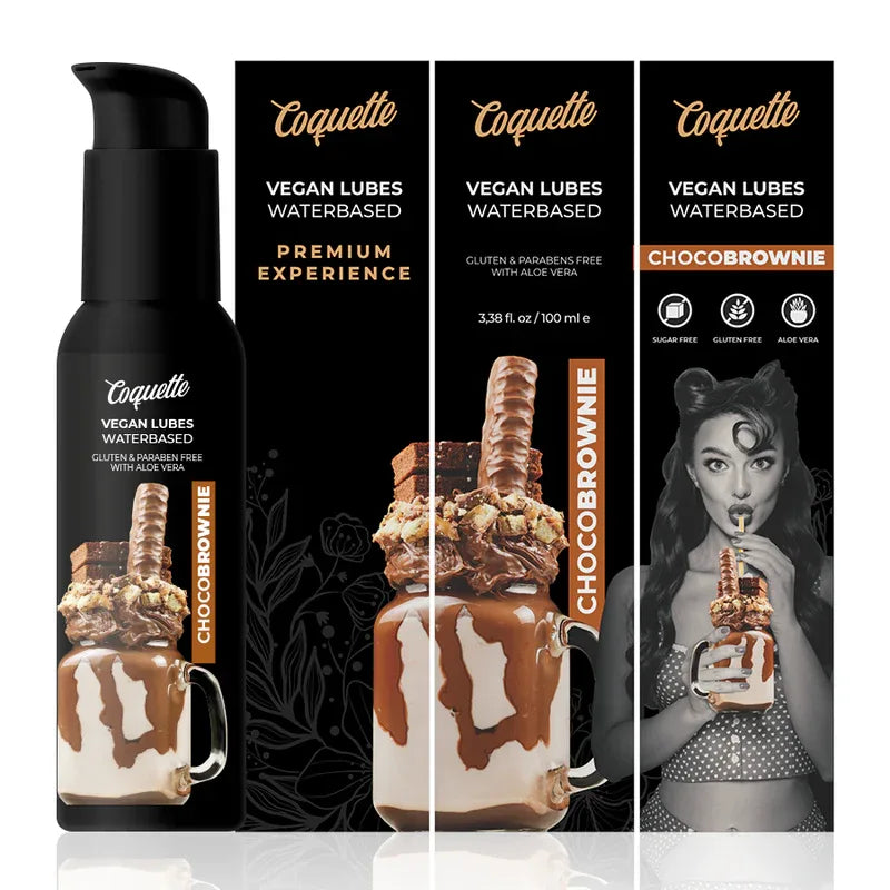 Coquette Chic Desire – Lubrifiant Végétalien Chocobrownie Premium Experience 100Ml