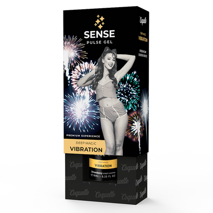 COQUETTE CHIC DESIRE - GEL LÍQUIDO PREMIUM FRESA VIBRATING PULSE 6ML